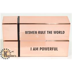 2 NEW REALHER MOISTURIZING LIPSTICKS - HOT PINK &