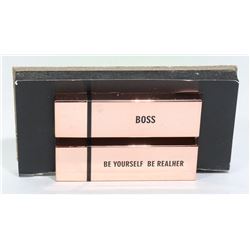 2 NEW REALHER MOISTURIZING LIPSTICKS - DEEP RED &