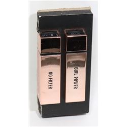 2 NEW REALHER MOISTURIZING LIPSTICKS - DEEP MAUVE