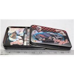 NASCAR 2 PACK CARD SET IN A TIN BOX DALE EARNHARDT
