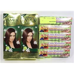 5 TUBES OF HENNA PASTE SOLD WITH TWO BOTTLES OF
