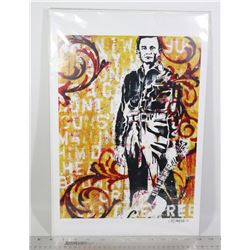 NEW JOHNNY CASH MUSEUM 18 X 12 PRINT WITH COA