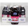 Image 1 : 8 BOTTLES OF OCEAN SPRAY CRAN-RASPBERRY COCKTAIL