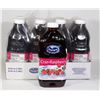Image 1 : 8 BOTTLES OF OCEAN SPRAY CRAN-RASPBERRY COCKTAIL