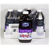 Image 1 : 8 BOTTLES OF OCEAN SPRAY CRAN-GRAPE COCKTAIL