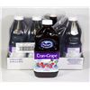 Image 1 : 8 BOTTLES OF OCEAN SPRAY CRAN-GRAPE COCKTAIL