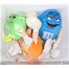 Image 1 : M & M'S 3 X STUFFED FIGURES WITH TAGS
