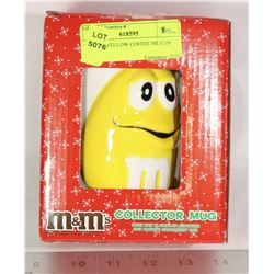 M & M'S YELLOW COFFEE MUG IN BOX