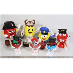 M & M'S 7 VARIOUS FIGURES