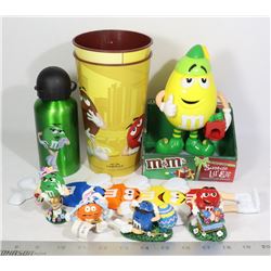 M & M'S 9 X NEW IN BOX ITEMS