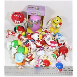 M & M'S GIANT FLAT 21 NEW IN BOXES FIGURES