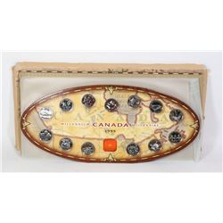 NEW RCM MILLENNIUM CANADA 13 QUARTERS COIN SET W/