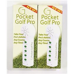 2 NEW SEALED POCKET GOLF PRO RECORDER