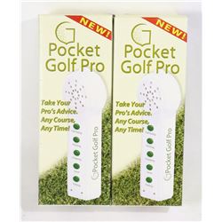2 NEW SEALED POCKET GOLF PRO RECORDER