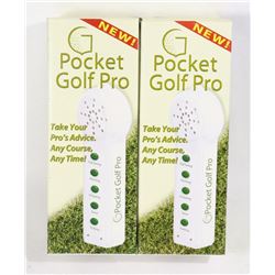 2 NEW SEALED POCKET GOLF PRO RECORDER