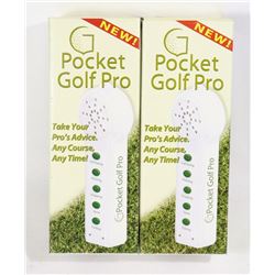 2 NEW SEALED POCKET GOLF PRO RECORDER