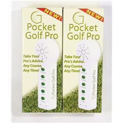 2 NEW SEALED POCKET GOLF PRO RECORDER