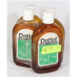 BUNDLE OF FOUR 500 ML BOTTLES OF DETTOL