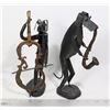 Image 1 : PAIR OF METAL ART DOGS