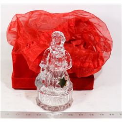 CRYSTAL SANTA TRINKET BOX