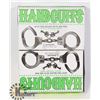 Image 2 : 2 SETS OF HANDCUFFS WITH KEY