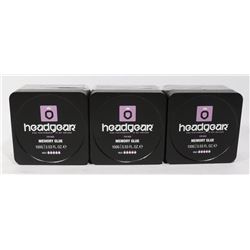THREE HEADGEAR MEMORY GLUE HAIR STYLING PRODUCT