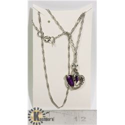 NEW DOUBLE HEART FASHION NECKLACE