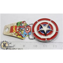 NEW MARVEL COMICS CAPTAIN AMERICA BELT BUCKLE