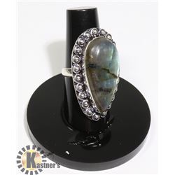 #81-LABRADORITE RING SIZE 6