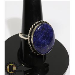 #27-LAPRIZ LAZULI RING SIZE 7