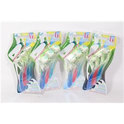 FOUR 3 PACKS OF DISPOSABLE BIKINI BLADES