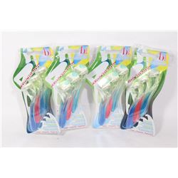 FOUR 3 PACKS OF DISPOSABLE BIKINI BLADES