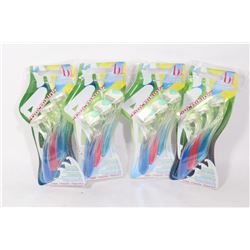 FOUR 3 PACKS OF DISPOSABLE BIKINI BLADES