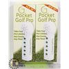 Image 1 : 2 NEW SEALED POCKET GOLF PRO RECORDER