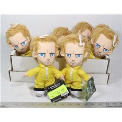 LOT OF 7 JESSE FROM BREAKING BAD PLUSHIES