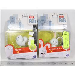 LOT OF TWO SECRET LIFE OF PETS TOYS