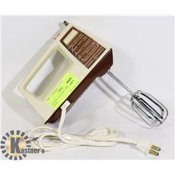 GENERAL ELECTRIC 5 SPEED HAND MIXER