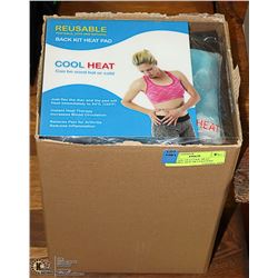 NEW CASE OF 6 COOL HEAT REUSABLE HOT OR COLD PAD