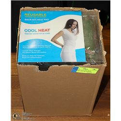 NEW CASE OF 6 COOL HEAT REUSABLE HOT OR COLD PAD