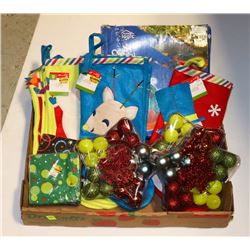 LARGE FLAT OF ASSORTED CHRISTMAS