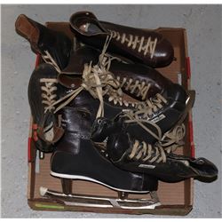 FLAT OF VINTAGE SKATES