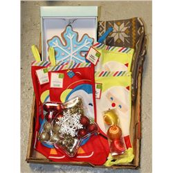 LARGE FLAT OF ASSORTED CHRISTMAS