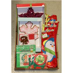 LARGE FLAT OF ASSORTED CHRISTMAS
