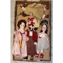 4 EFFENBREE DOLLS