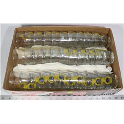 FLAT OF 30 ROYAL CANADIAN WHISKEY GLASSES