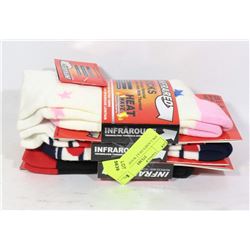 3PK LADIES HEAT WAVE SOCKS