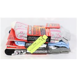 3PK LADIES HEAT WAVE SOCKS