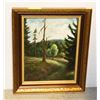 Image 1 : PROFESSIONALLY FRAMED VINTAGE OIL ON CANVAS