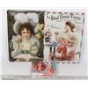 Image 1 : TWO COCA-COLA TIN SIGNS WITH A DECK OF CARDS