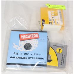 CAT CAP RUN CAPACITOR GALVANIZED STRAPPING